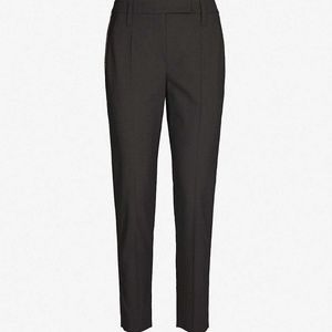 Brunello Cucinelli Dark Brown Wide-Leg Trousers